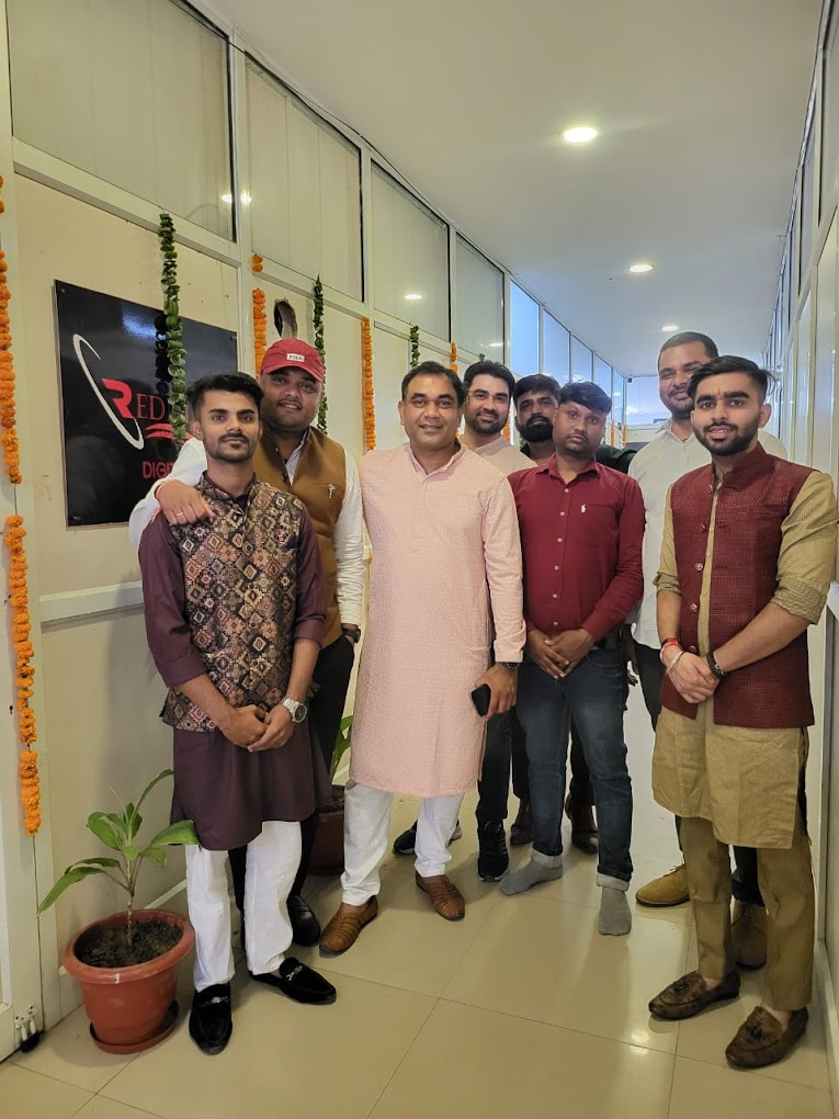 Rednirus Digital Media team at the Panchkula office